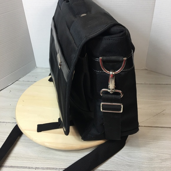 Sharper Image Black Computer Briefcase Multi-Purpose Organizer bag - Picture 2 of 10